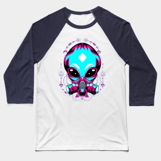 alien mask glitch Baseball T-Shirt